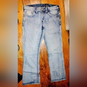 Buffalo David Bitton Men's Light Wash Jeans